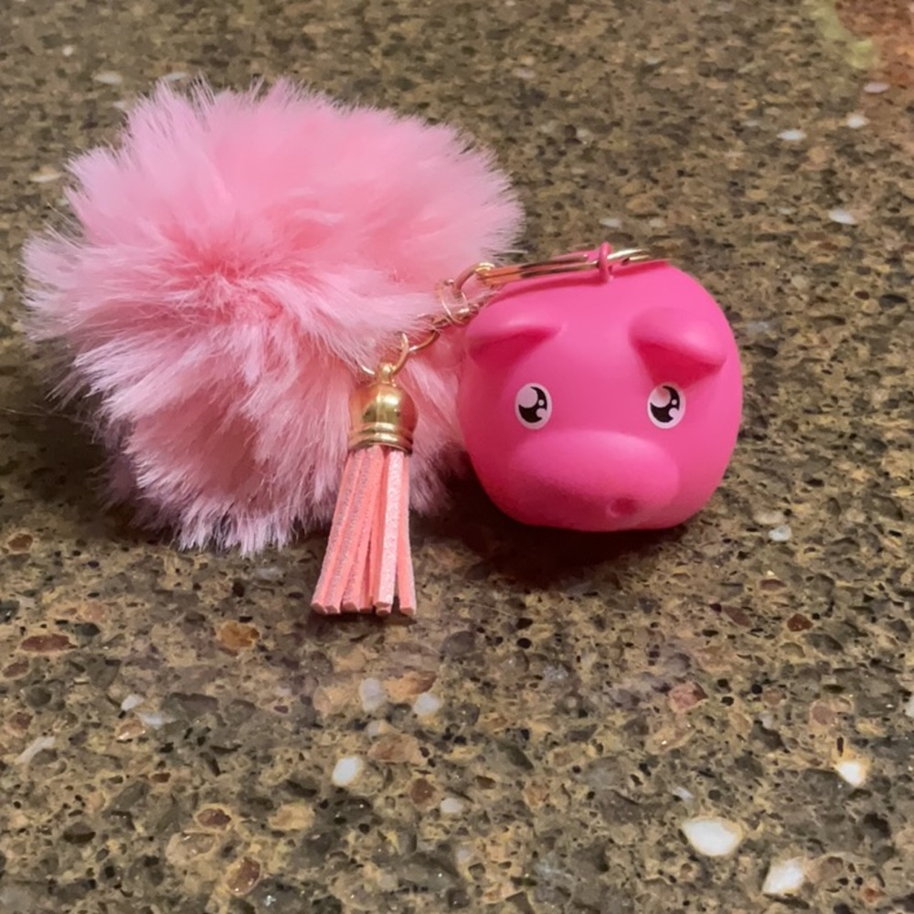 PINK PIGGY RUBBER DUCKIE